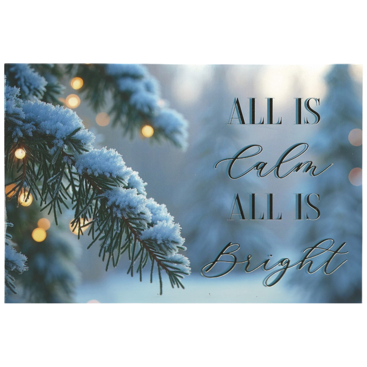 Religious Favorites Christmas Card Set - All Is Calm