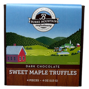 Dark Chocolate Sweet Maple Truffles