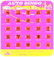 The Original Travel Bingo Game - Pink