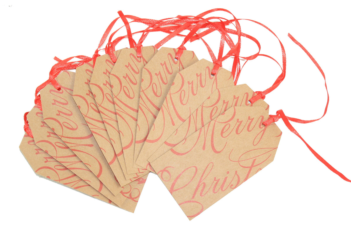 Christmas Luggage Gift Tag - Merry Christmas