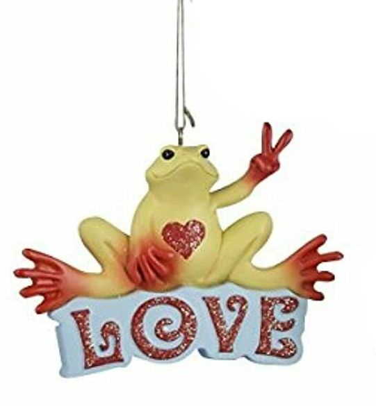 Peace Frog Ornament - Faith