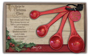 A Recipe For Christmas Cheer Measuring Spoons