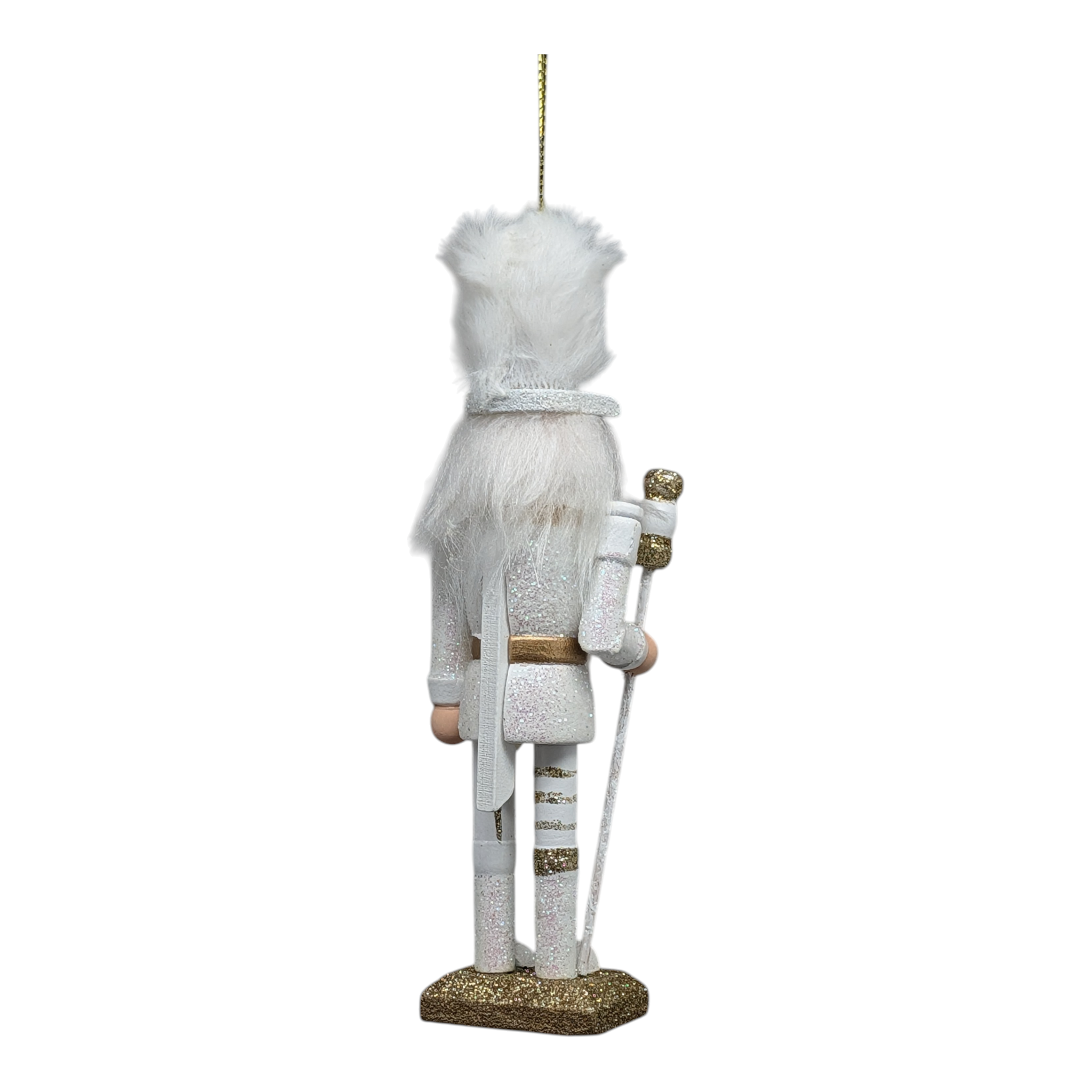 Hollywood 6 inch Wooden Nutcracker - White