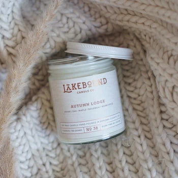 SALE! Autumn Lodge Soy Candle