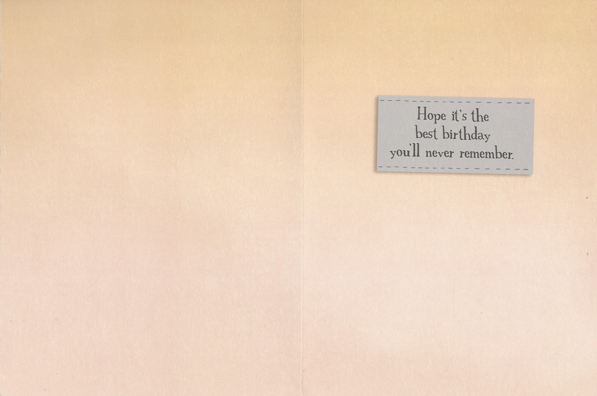 Birthday Card - No Regrets