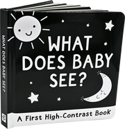 First Board Book High Contrast What Does Baby See? by Homeportonline