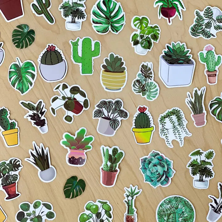 Plant Sticker Pack - Houseplant Sticker Mystery Pack