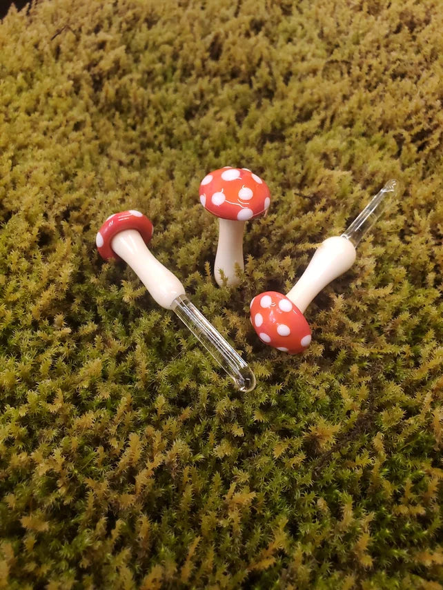 Mushroom Glass Plant Spike