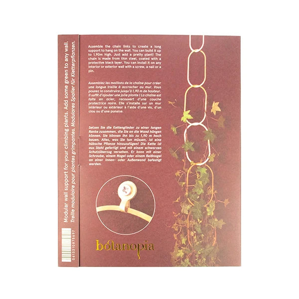Gold Brass Chain - Plant Support For Climbing Plants