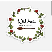 Witches Bow to No Man Sticker by Wild Lark