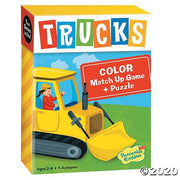 Trucks Color Match Up Game - Early Learning - 1 Piece