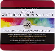 Art Center Pencils Watercolor Set of 48 In Storage Tin by Homeportonline