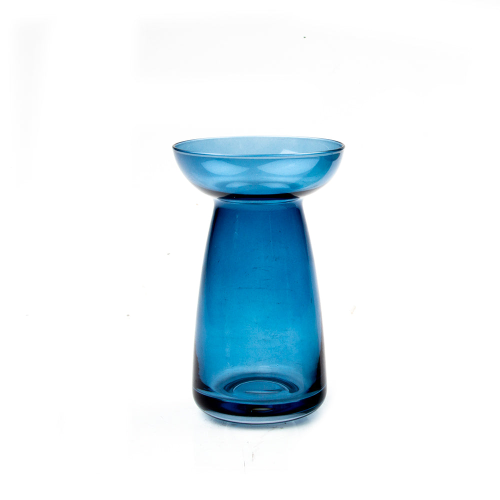 Vase - Jaffa Glass Propogation Vase Medium Blue by Homeportonline