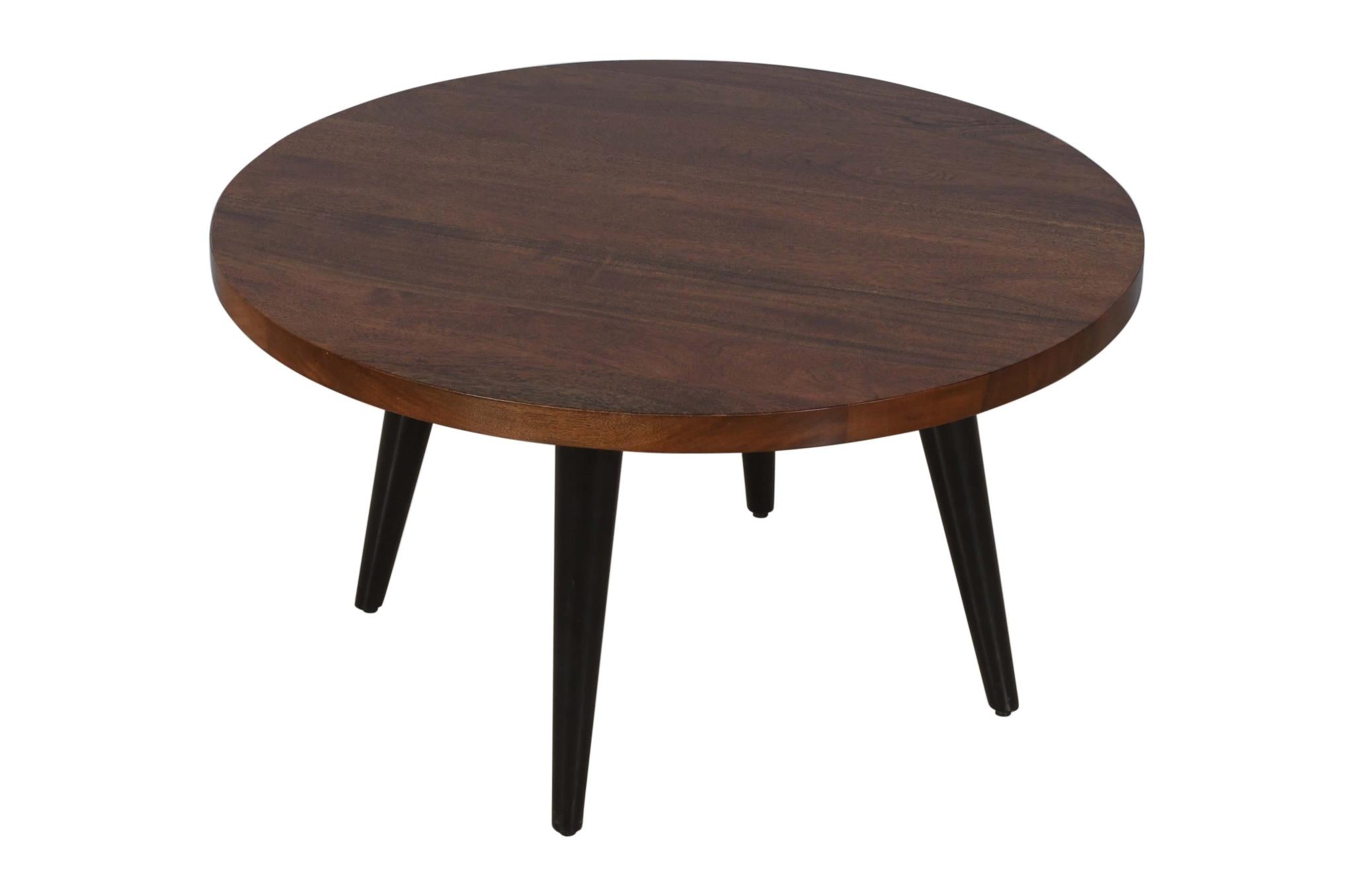 Prelude Cocktail Table Round Walnut by Homeportonline