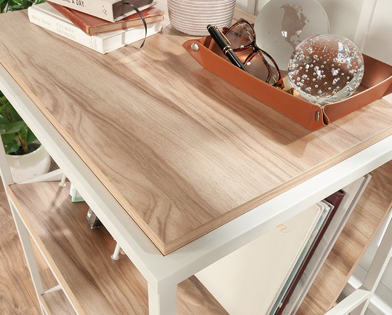 Nova Loft Storage Three Shelf Kiln Acacia Finish by Homeportonline