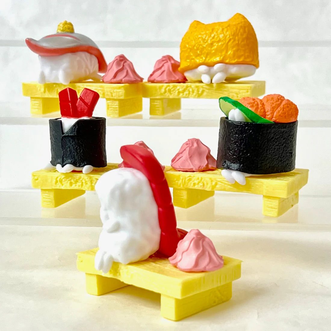 Gashapon Capsule Teen & Up Lounging Sushi Buddies Volume Two (Sold As An Individual Capsule) by Homeportonline