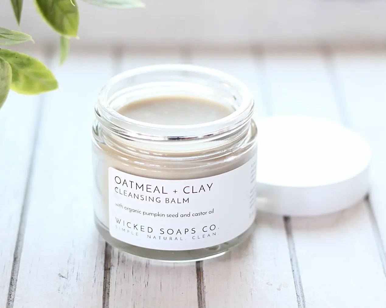Oatmeal + Clay Cleansing Balm by Wild Lark