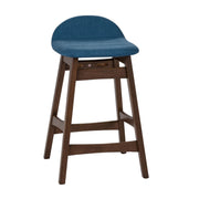 Space Savers Group Barstool Blue 30" Seat Height by Homeportonline
