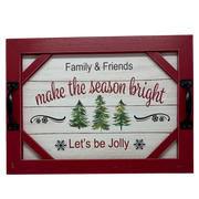 Wood Christmas Tree Farm Tray / Sign
