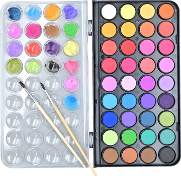 Junior Watercolor Paint Set 36 Colors by Homeportonline