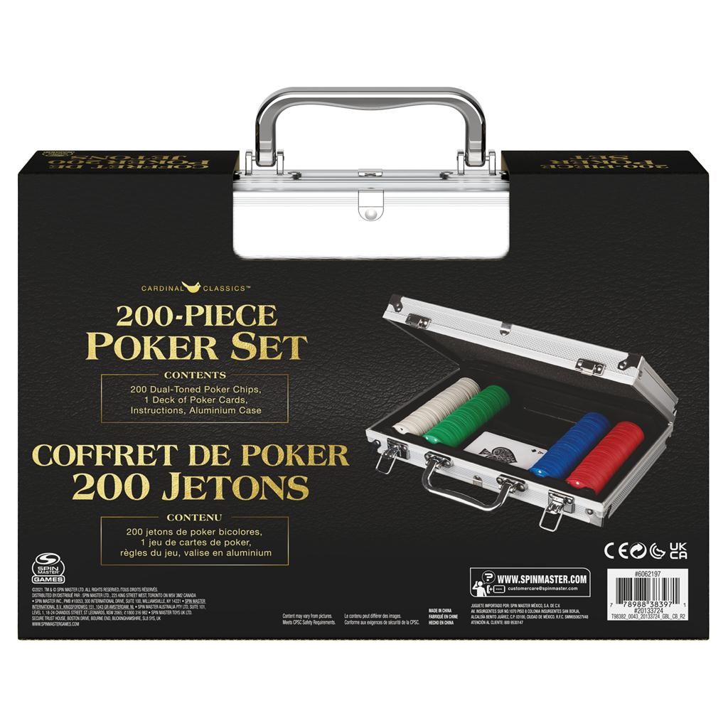 Poker Set Aluminum Attache Case 200pc by Homeportonline
