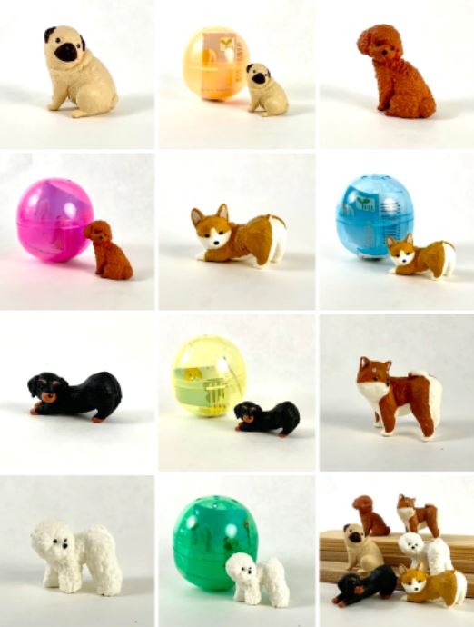 Gashapon Capsule For All Ages Turning Dog (Sold As An Individual Capsule) by Homeportonline