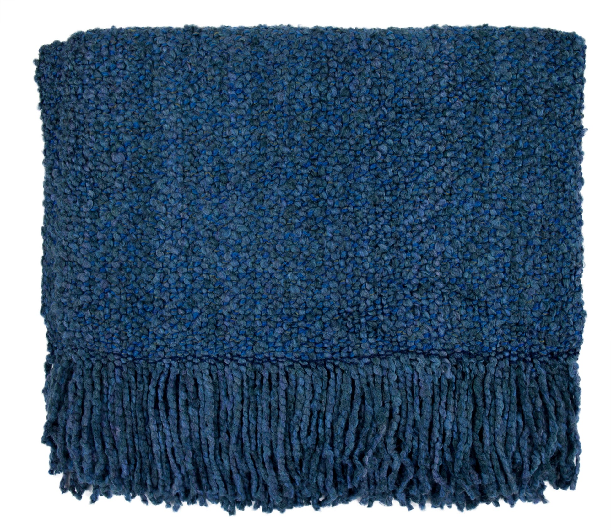 Throw Blanket Campbell Bristol Blue 40" x 70" by Homeportonline