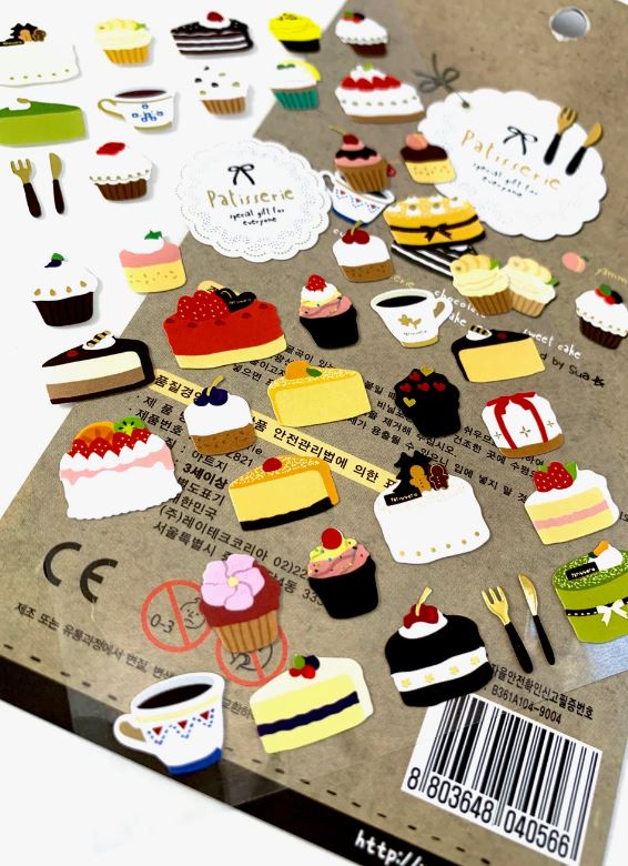 Stickers Patisserie Pastries by Homeportonline