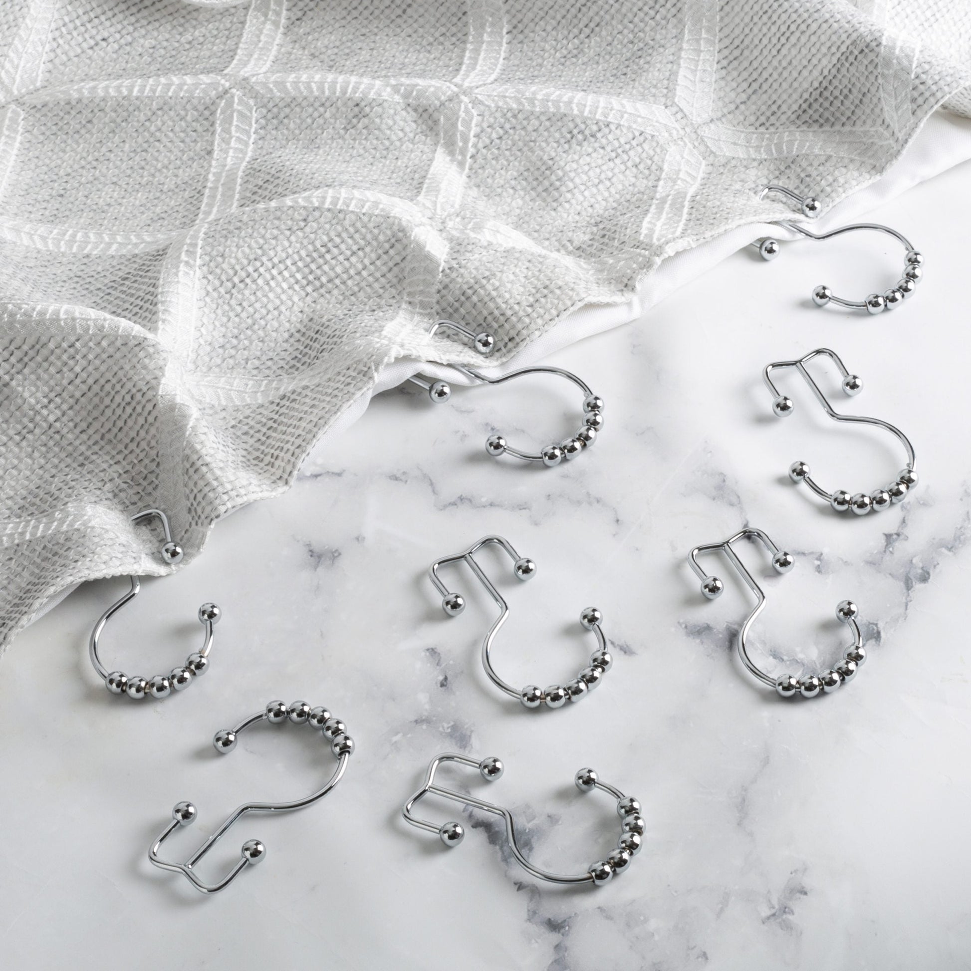 Shower Rings - Annex - Brushed Nickel by Homeportonline