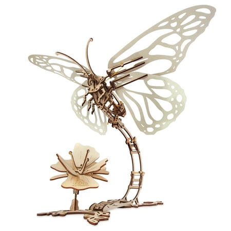 Mechanical UGEARS Wooden 3D Puzzle Model Butterfly Construction Set