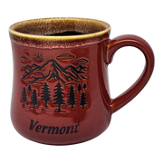 Vermont Green Mountains Mug - Brick