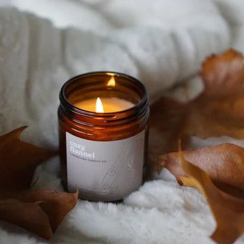 SALE! Cozy Flannel Soy Candle