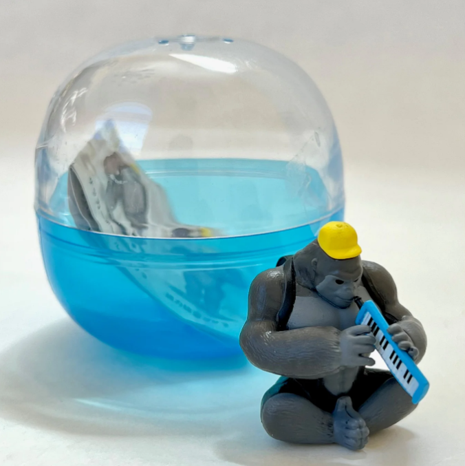 Gashapon Capsule Teen & Up Macho Gorilla Student (Sold As An Individual Capsule) by Homeportonline