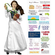 Stationery - Dickinson - Card and Sticker Sheet New 0303