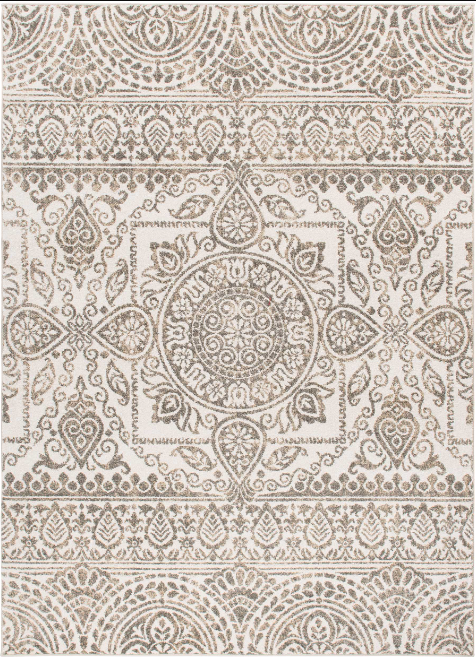 Augusta Jaqueline Grey 5' x 8' by Homeportonline
