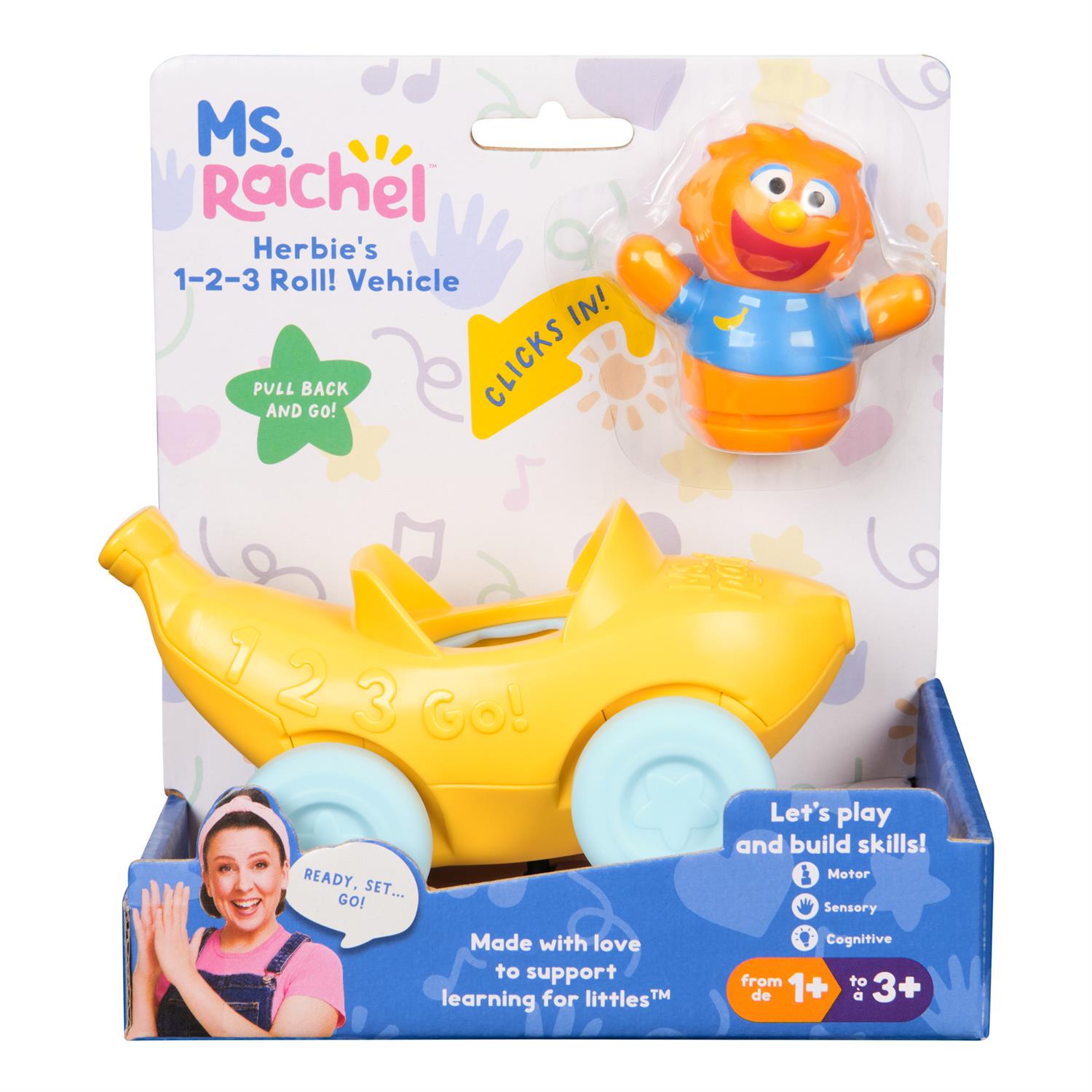 Ms. Rachel, Herbie`s 1-2-3 Roll! Vehicle
