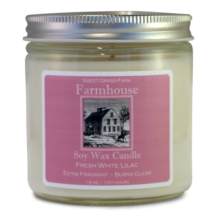 Soy Candle - 6.5oz - Fresh White Lilac by Homeportonline