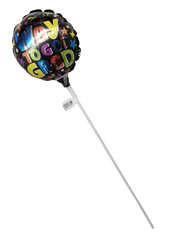 Way To Go Black Stick Balloon