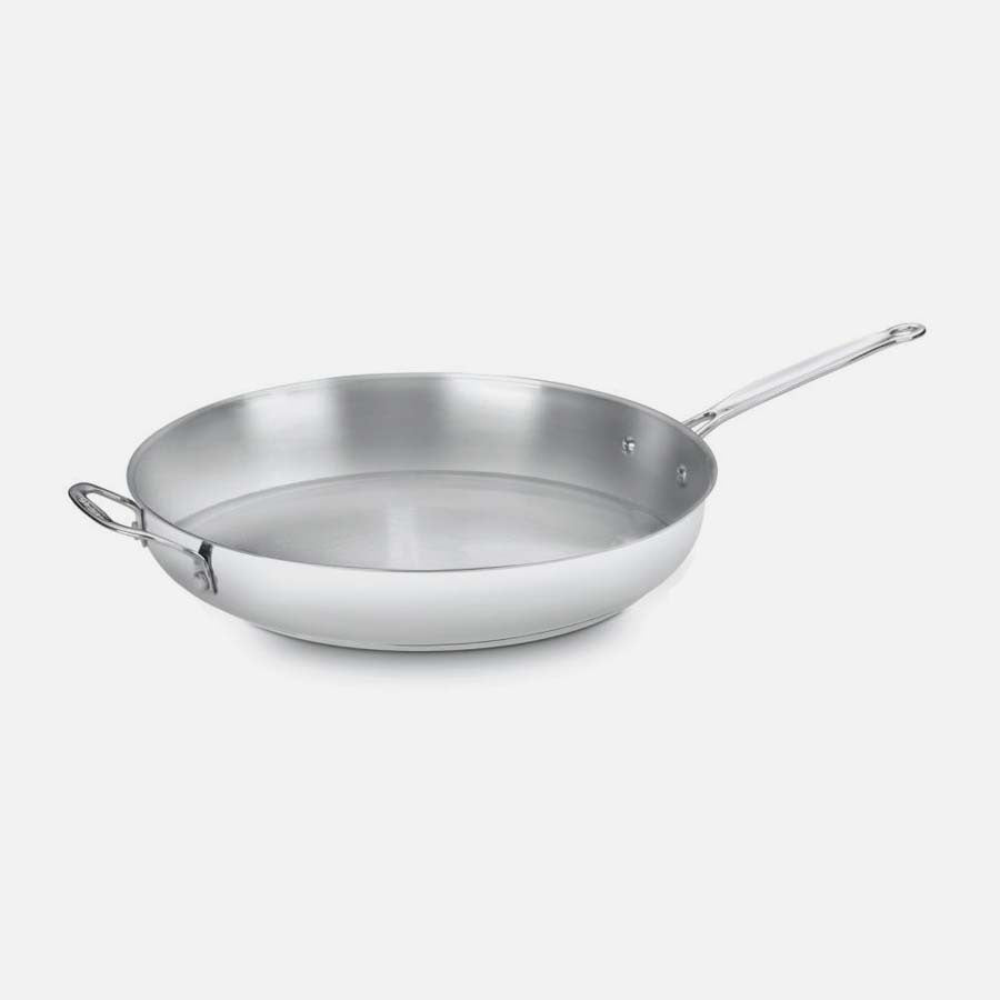 Cookware - Chefs Classic Stainless Steel Skillet 14" by Homeportonline