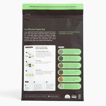 Garden Mix - Organic Biochar Super Soil For Potted Plants - 8qt