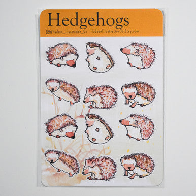 Hudson Illustration Sticker Sheet