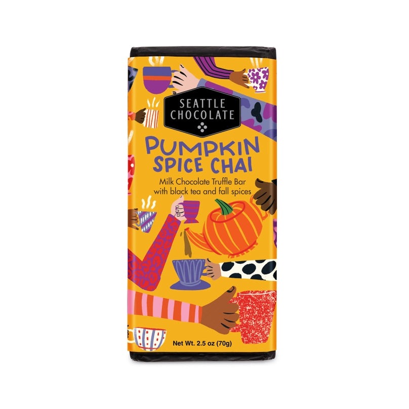 Autumn - Chocolate Bar - Pumpkin Spiced Chai (Gluten Free) by Homeportonline