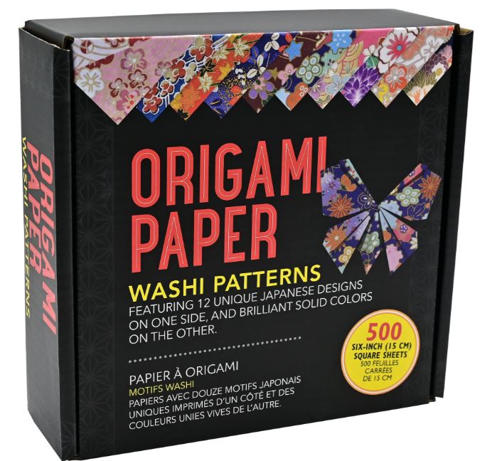 Origami Paper 12 Washi Pattern 500 Sheets by Homeportonline