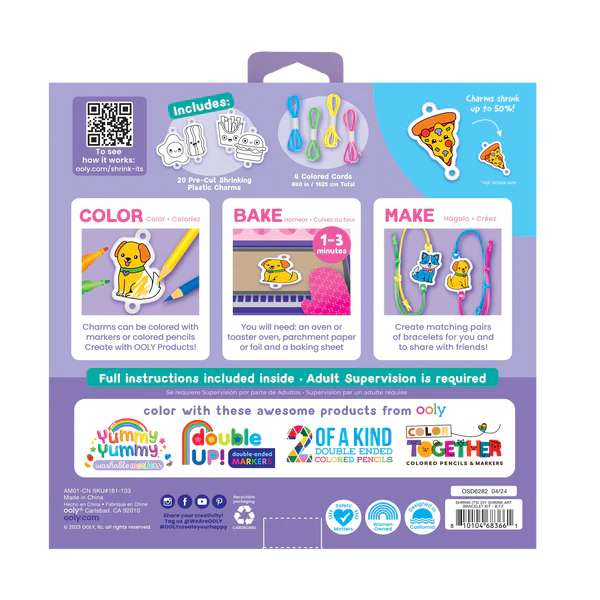 Shrink-Its Kit Fun B.F.F. Bracelet Kit by Homeportonline
