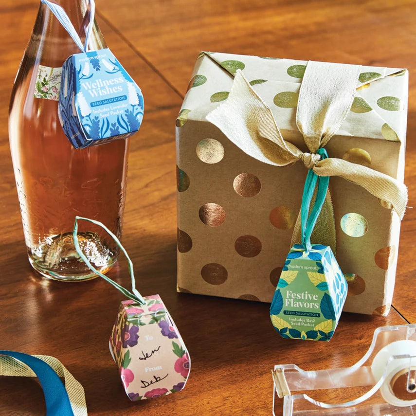 Seed Salutation Gift Tag & Seed Packet