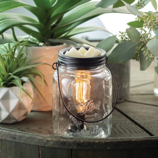 Wax Warmer - Illumination - Glass Mason Jar by Homeportonline
