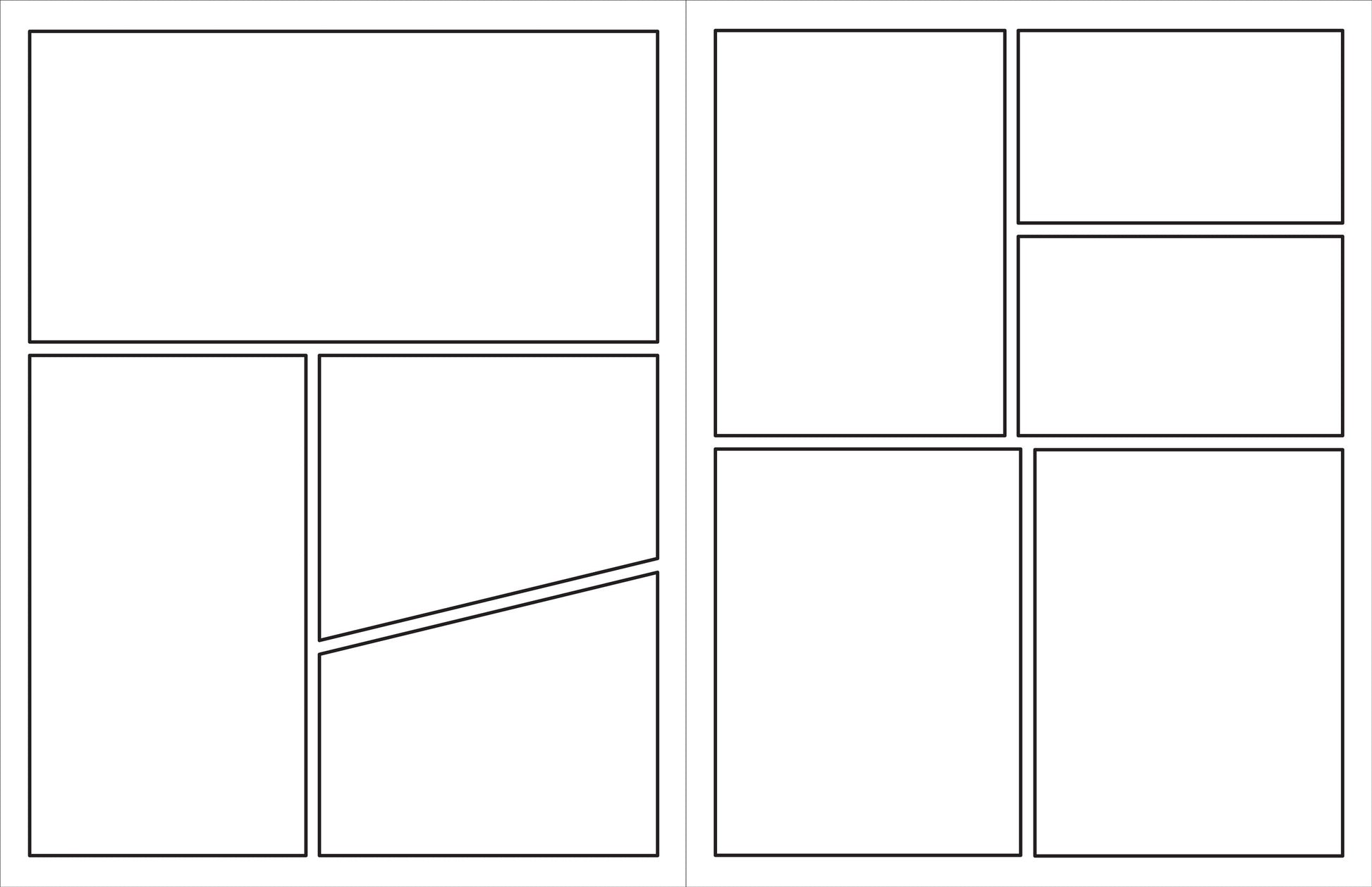 Art Center Blank Comic Book 64 Page by Homeportonline