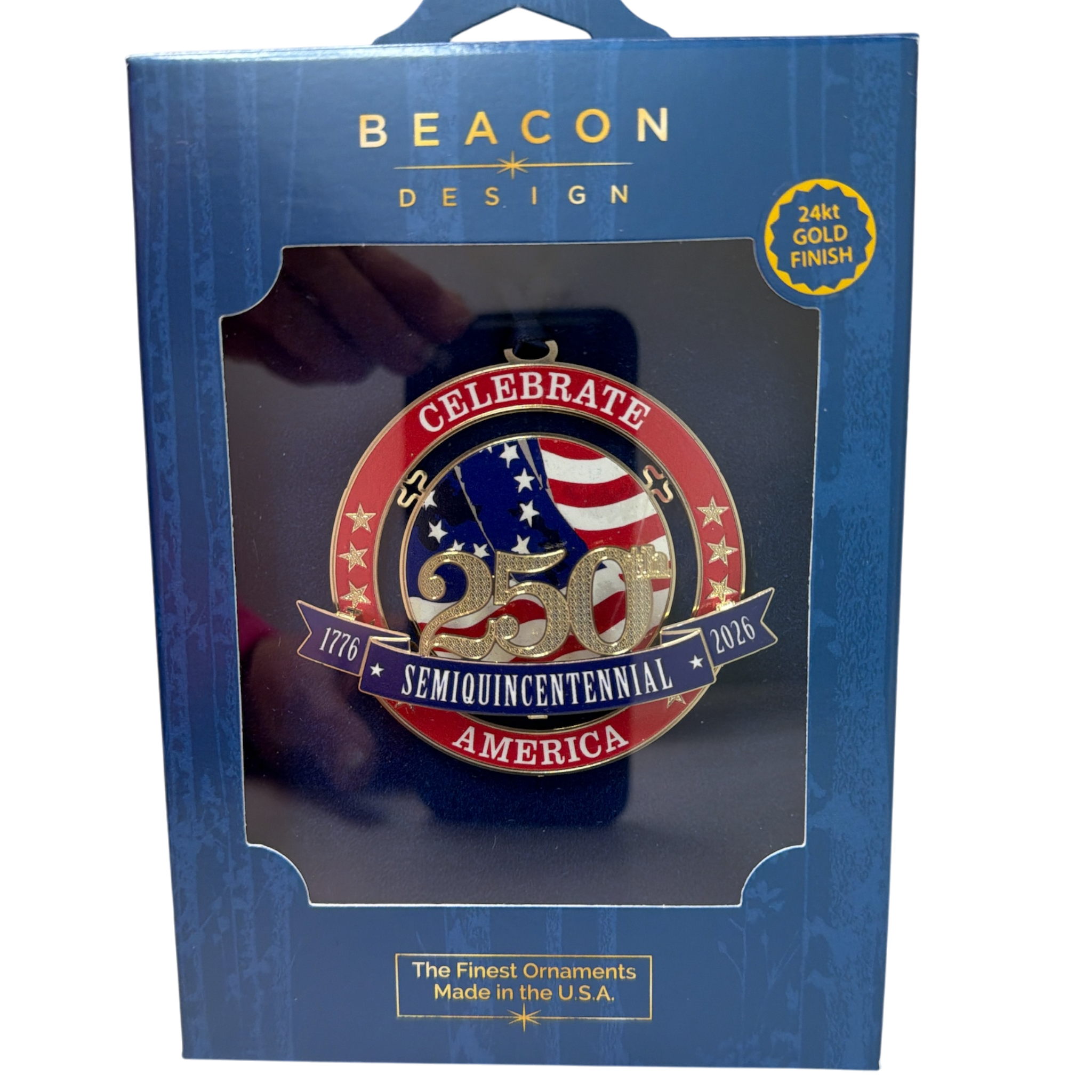 2026 Celebrate America Metal Ornament