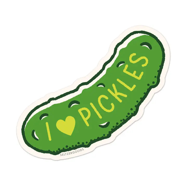 I Love Pickles Sticker