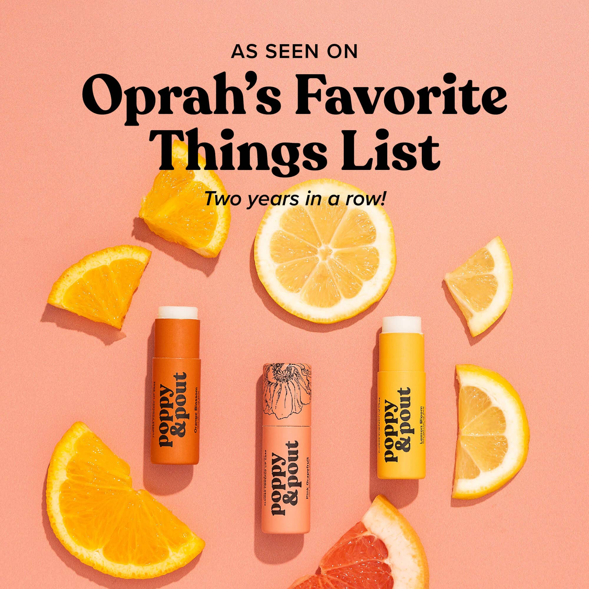 Poppy & Pout Lip Balm, Orange Blossom by Dear Lucy